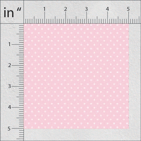 Oyster Pink And Amour Polka Dots Print